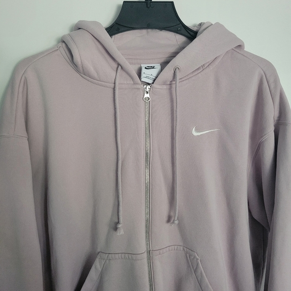Nike Front Zip Hoodie Sweatshirt Womens Medium Purple - Picture 3 of 9